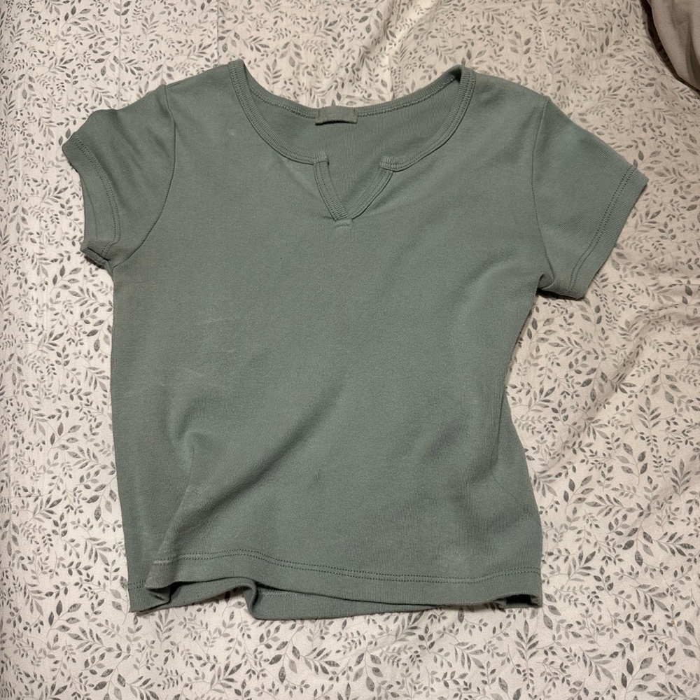 Brandy Melville Green Women's Top